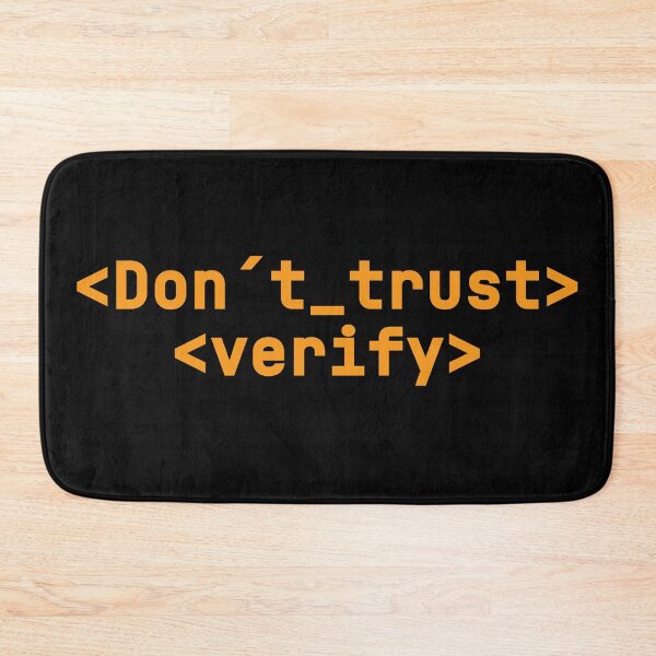 Item preview, Verify - BTC Mindset Edition designed and sold by Silvernuit.