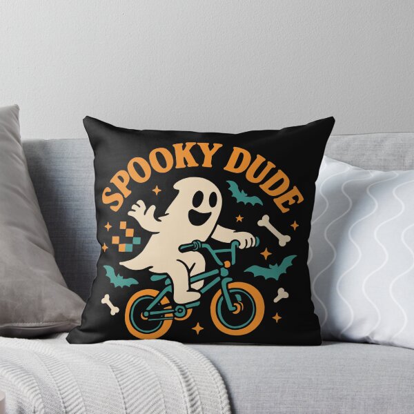 Item preview, Spooky Dude Riding Bicycle Kids Cute Halloween Bike designed and sold by tmerchtrends.