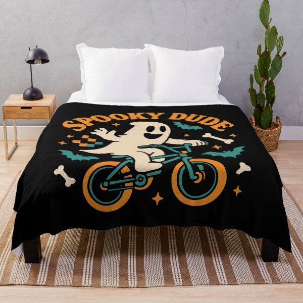 Item preview, Spooky Dude Riding Bicycle Kids Cute Halloween Bike designed and sold by tmerchtrends.