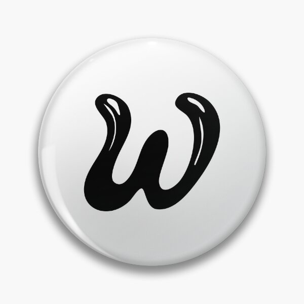 Item preview, Letter W – Glossy Goo Font  designed and sold by uncoXab.
