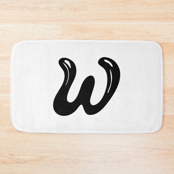 Item preview, Letter W – Glossy Goo Font  designed and sold by uncoXab.