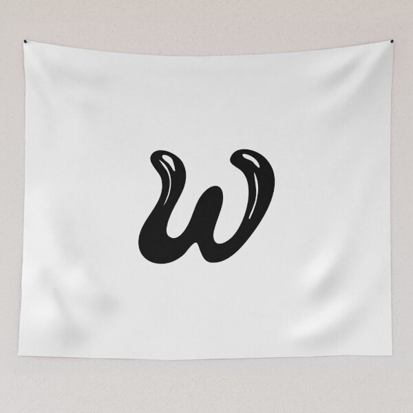 Item preview, Letter W – Glossy Goo Font  designed and sold by uncoXab.