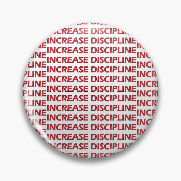 Item preview, increase discipline designed and sold by Positive Mindzet!.