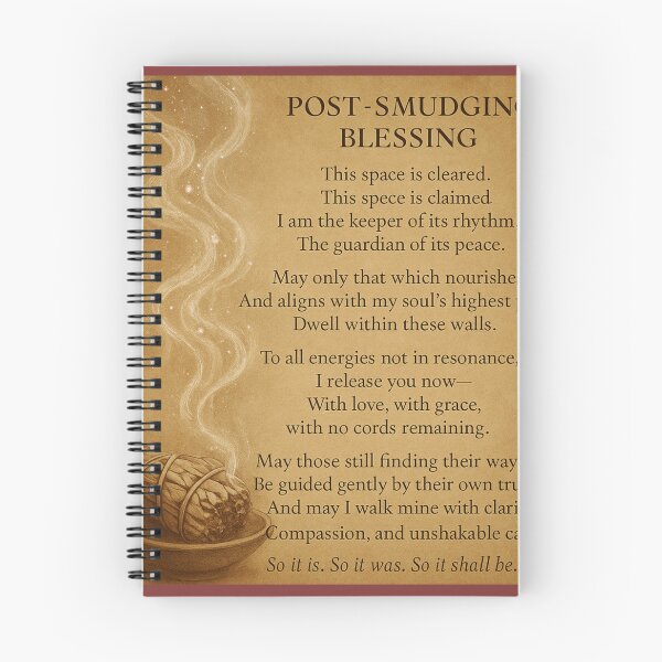 Item preview, Post Smudging Blessing designed and sold by EntangledCynic.