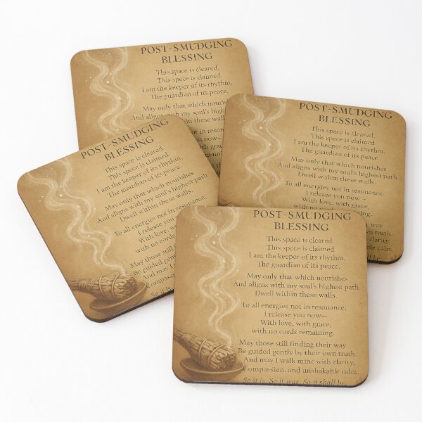 Item preview, Post Smudging Blessing designed and sold by EntangledCynic.