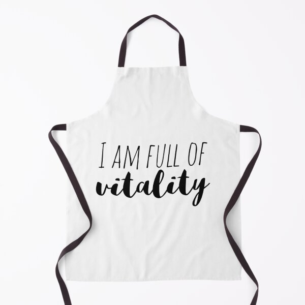 Item preview, I Am Full of Vitality – Affirmation – Energetic Living Typography Design designed and sold by Camila Ardila.
