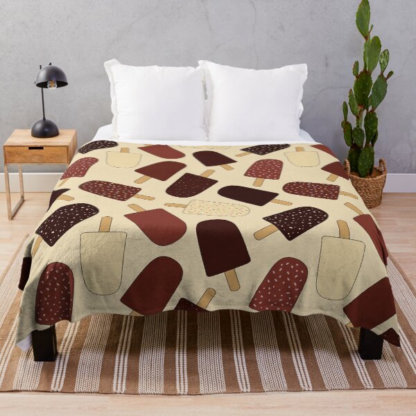 Item preview, Chocolate Ice Cream Illustration Pattern | Summer Design designed and sold by UnhingedBird.