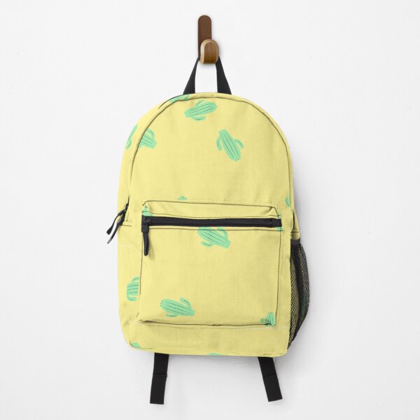 Item preview, Cactus pattern with lemony background designed and sold by strokes and splashes.