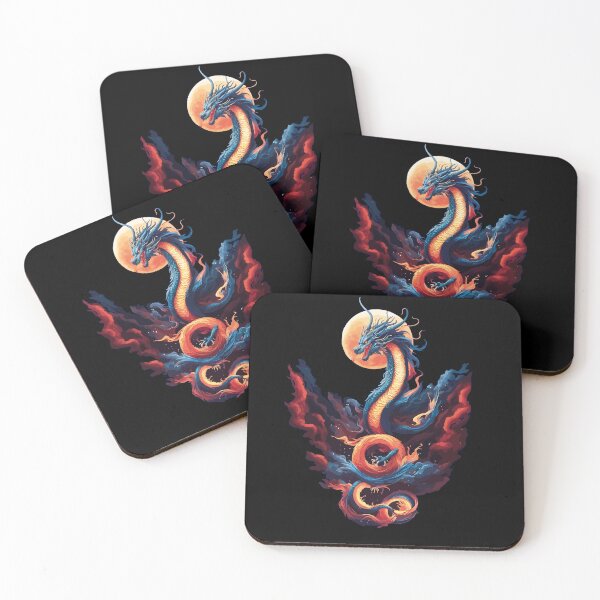 Item preview, Cosmic Chinese Dragon – Transparent Background designed and sold by MarcVan.