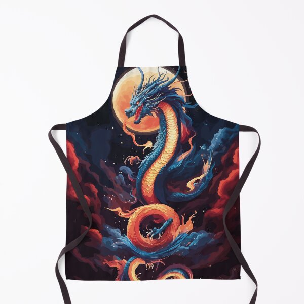 Item preview, Traditional Chinese Dragon Gliding Through a Cosmic Galaxy designed and sold by MarcVan.