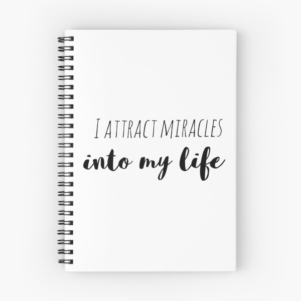 Item preview, I Attract Miracles into My Life – Affirmation – High-Vibe Manifestation Typography Design designed and sold by Camila  Ardila.