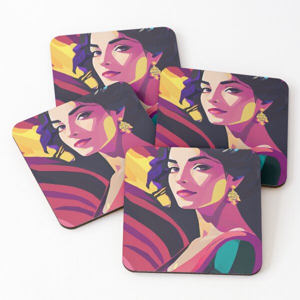 Item preview, Flamenco Girl in Bold Colors designed and sold by MarcVan.