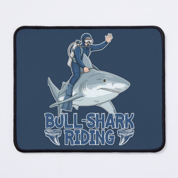 Item preview, Bull Shark Riding designed and sold by Frog Level Treasures.