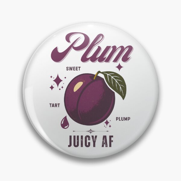 Item preview, Vintage Plum illustration– Retro Fruit Aesthetic Design for Trendy T-Shirts & Vintage Style Apparel designed and sold by Thehatinthecat.