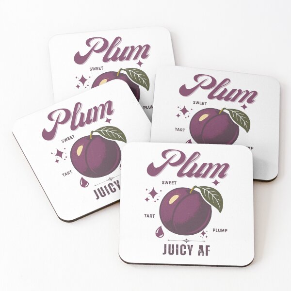 Item preview, Vintage Plum illustration– Retro Fruit Aesthetic Design for Trendy T-Shirts & Vintage Style Apparel designed and sold by Thehatinthecat.