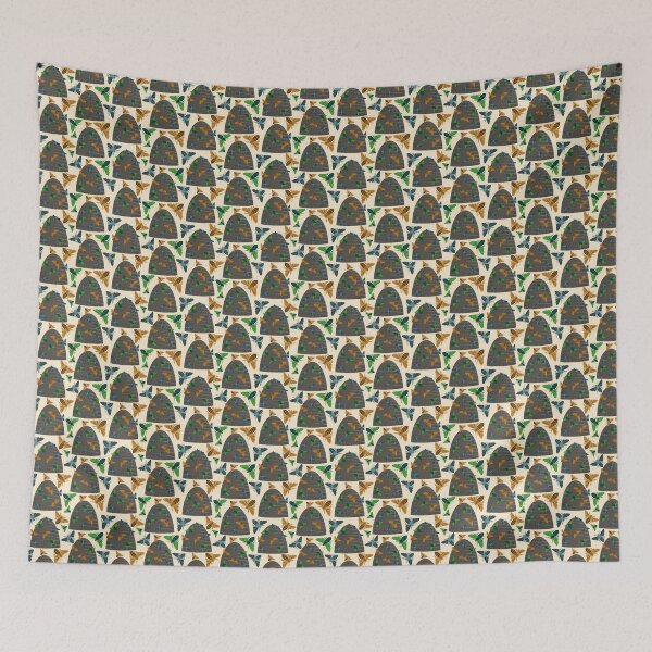 Item preview, Fancy Bees and Hives 4 designed and sold by KathyLav.
