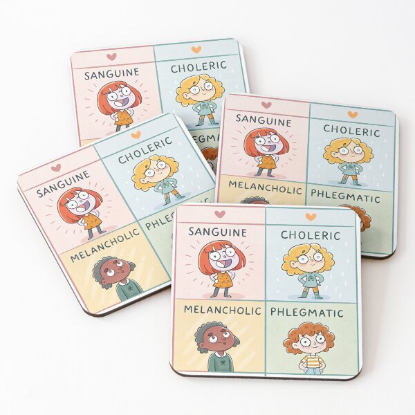 Item preview, sanguine, choleric, melancholic, and phlegmatic personalities designed and sold by DesignAFind.