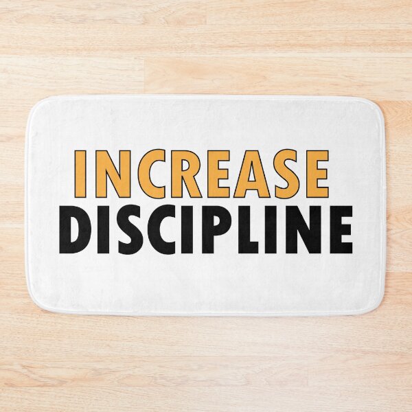 Item preview, increase discipline designed and sold by Positive Mindzet!.
