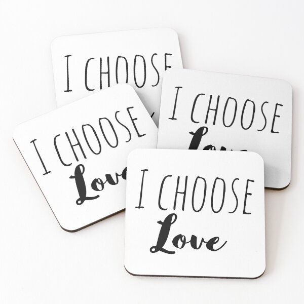 Item preview, I Choose Love – Affirmation – Heart-Opening Typography Design designed and sold by Camila  Ardila.