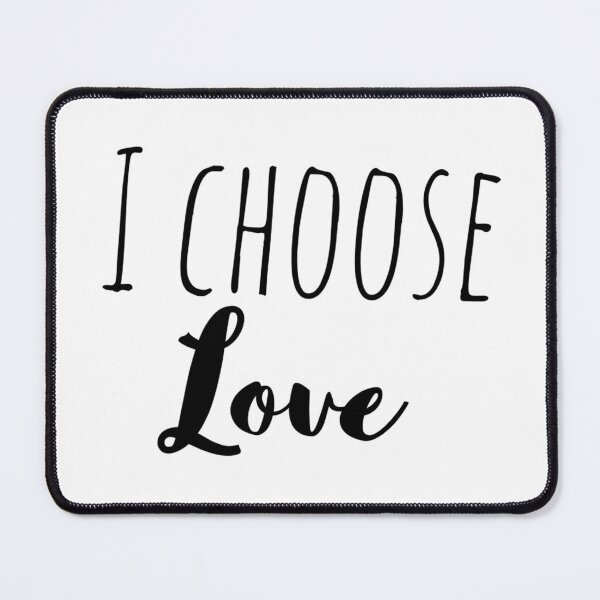 Item preview, I Choose Love – Affirmation – Heart-Opening Typography Design designed and sold by Camila  Ardila.