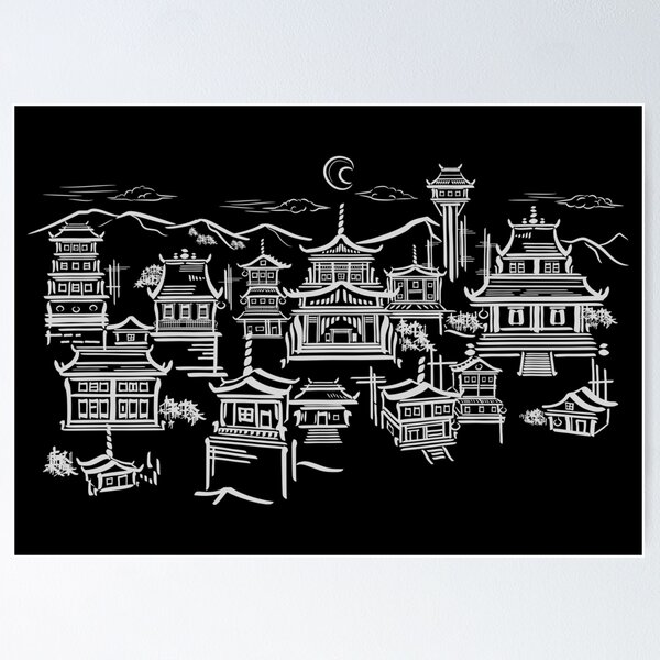 Item preview, Somewhere in Asia B&W designed and sold by Cristiano Lin.