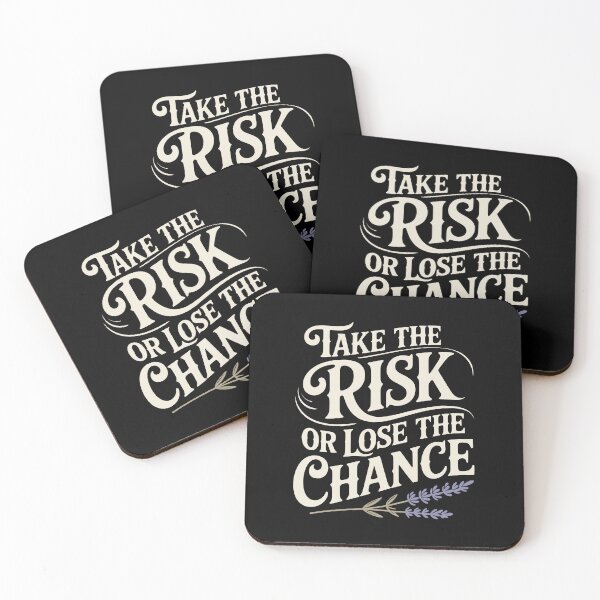 Item preview, Quote – Take the risk or lose the chance designed and sold by Danh Style.