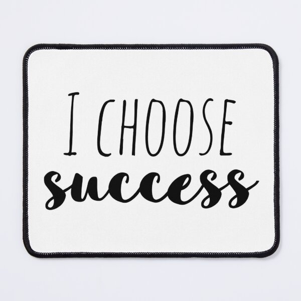 Item preview, I Choose Success – Affirmation – Achievement Mindset Typography Design designed and sold by Camila Ardila.
