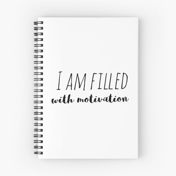 Item preview, I Am Filled with Motivation – Affirmation – Drive and Purpose Typography Design designed and sold by Camila  Ardila.