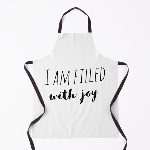 Item preview, I Am Filled with Joy – Affirmation – Happy Heart Typography Design designed and sold by Camila Ardila.