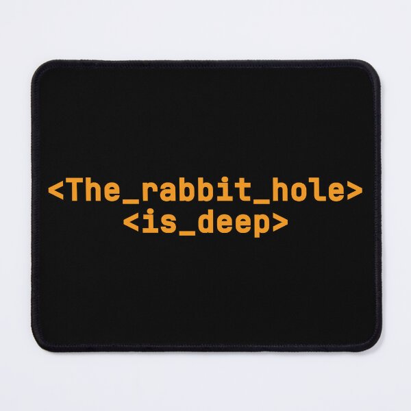 Item preview, Rabbit hole - BTC Mindset Edition designed and sold by Silvernuit.