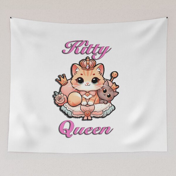 Item preview, Royal Kitty Queen – Cute Cat Lovers Art designed and sold by MarcVan.
