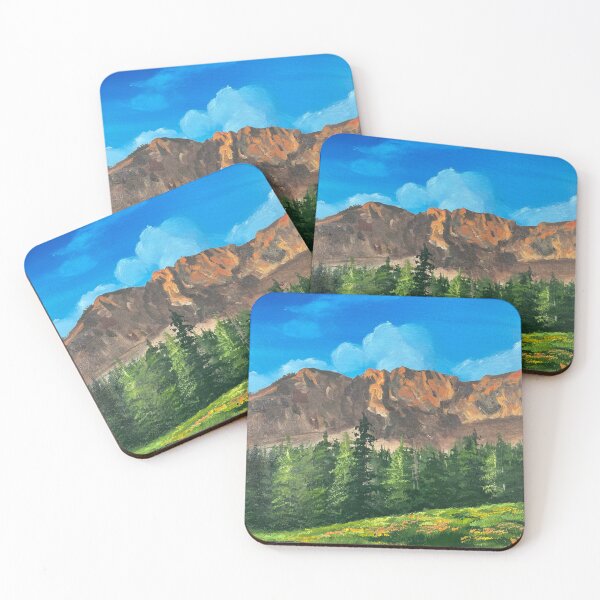 Item preview, Mountain and Pine Trees designed and sold by PatrickBoazArt.