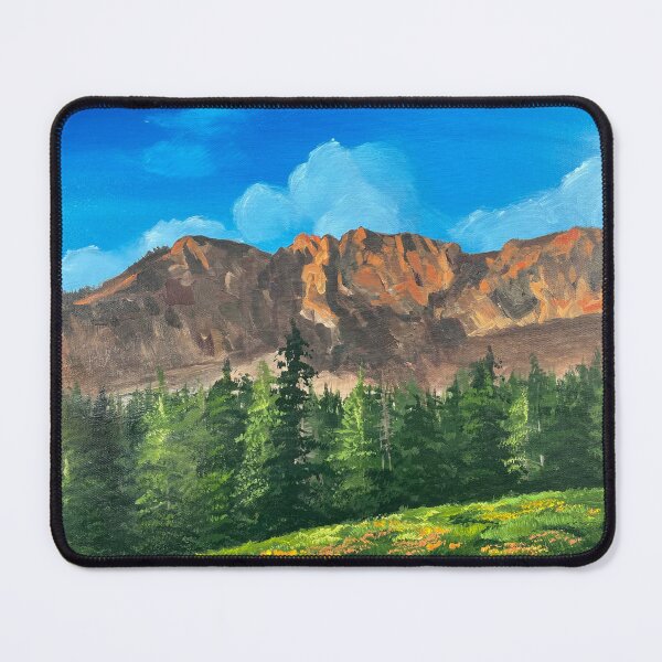 Item preview, Mountain and Pine Trees designed and sold by PatrickBoazArt.