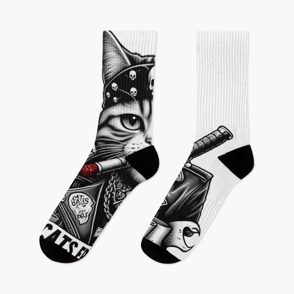Item preview, Cigar Cat – Skull Bandana Rebel designed and sold by MarcVan.