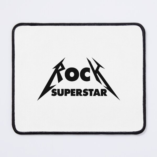 Item preview, Rock Superstar – Heavy Metal Style Bold Typography Design in black designed and sold by Rodney's Marketplace.