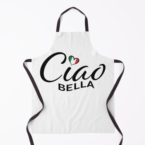 Item preview, Ciao Bella Italian Flag Heart Hello Beautiful Design designed and sold by Freshinkshop.