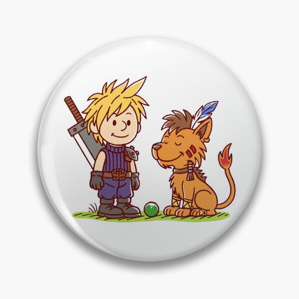 Item preview, Cloud & Red XIII designed and sold by AlundrART.