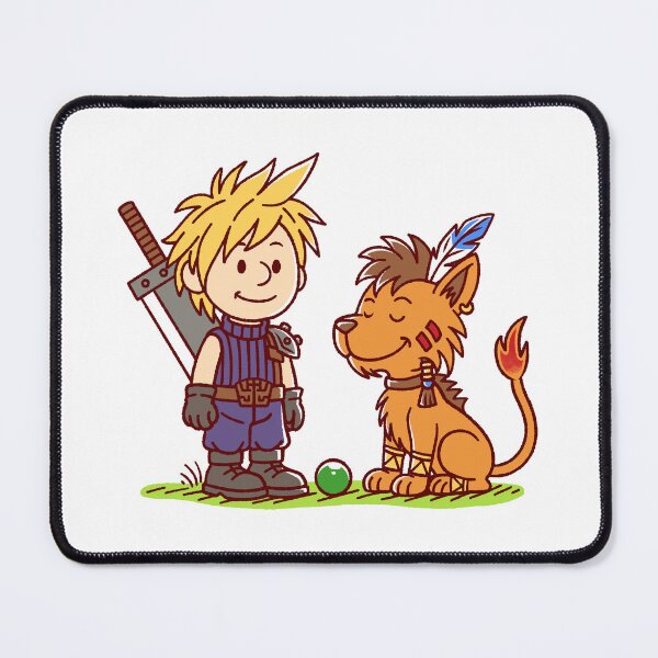 Item preview, Cloud & Red XIII designed and sold by AlundrART.