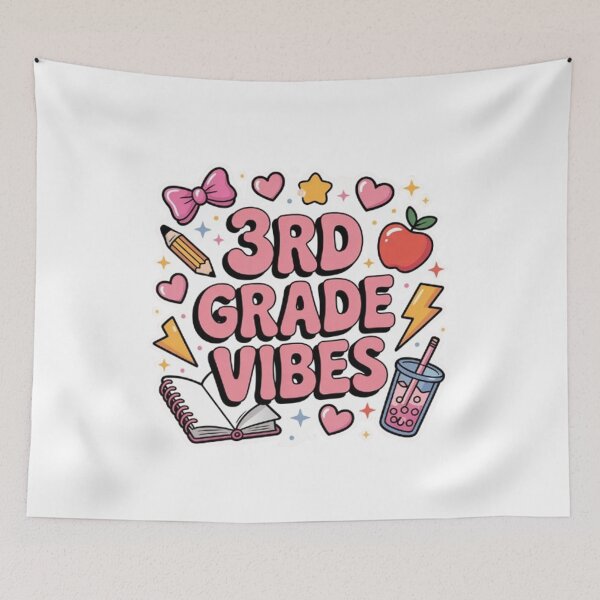 Item preview, 3rd Grade Vibes Coquette Bow Back to School designed and sold by BHMARTS.
