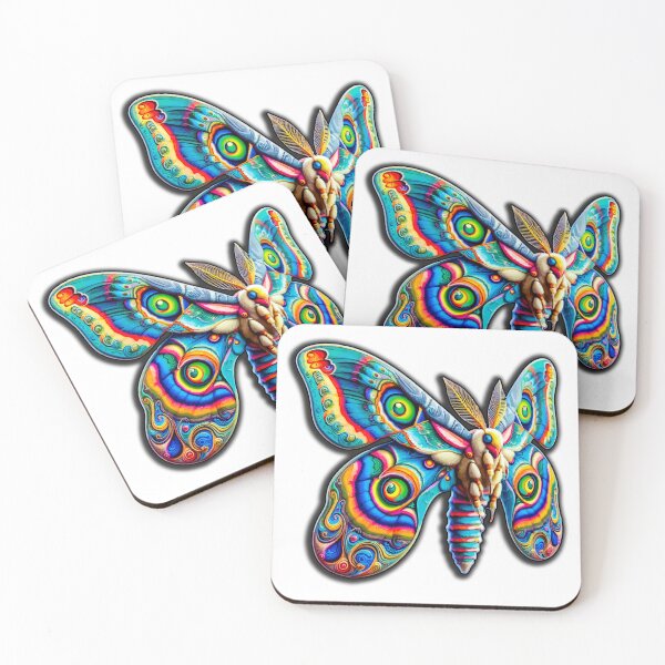 Item preview, Psychedelic Chinese Moon Moth designed and sold by MarcVan.