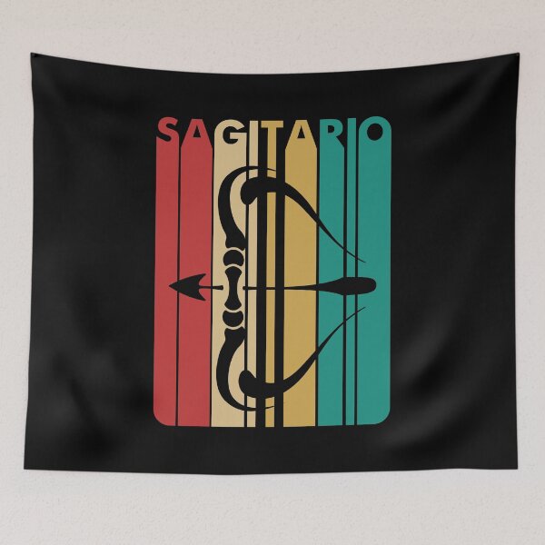 Item preview, Sagittarius Retro Symbol designed and sold by Polarisofficial.