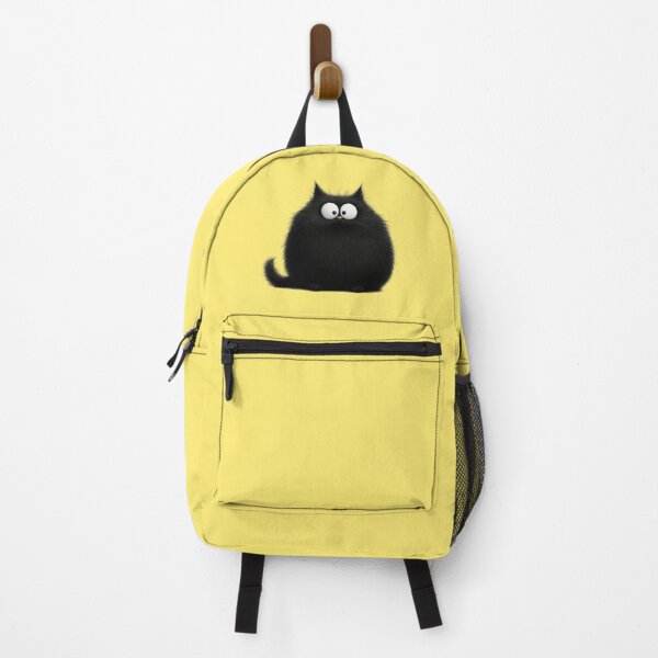 Item preview, Fluffy Shock – Big Eyed Black Cat designed and sold by Bellassi.