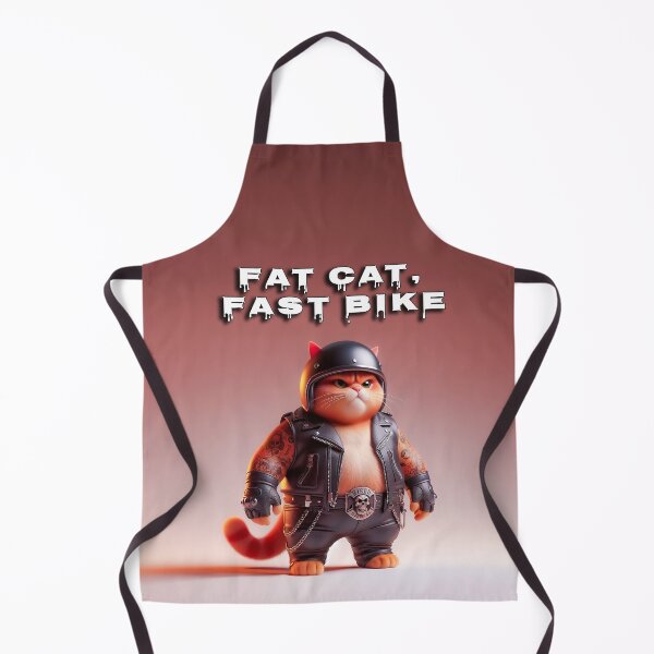 Item preview, Fat Cat, Fast Bike – Classic Poster Style designed and sold by MarcVan.