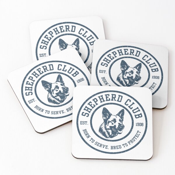 Item preview, Shepherd Club Vintage Logo – German Shepherd Design designed and sold by Varsity Pups.