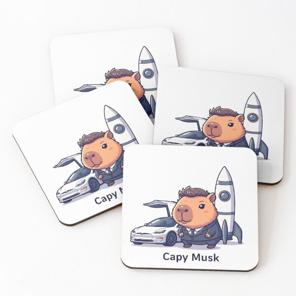 Item preview, Capy Musk: The Future is Kawaii! designed and sold by ericvonberner.