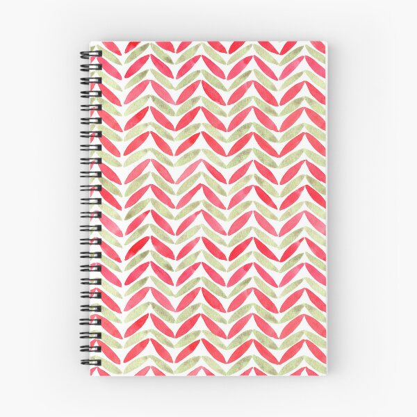 Item preview, Red and Green Chevron Pattern in Watercolor (Light) designed and sold by andrebalest.art.
