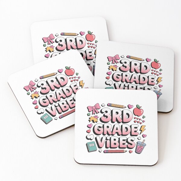 Item preview, 3rd Grade Vibes Coquette Bow Back to School designed and sold by BHMARTS.