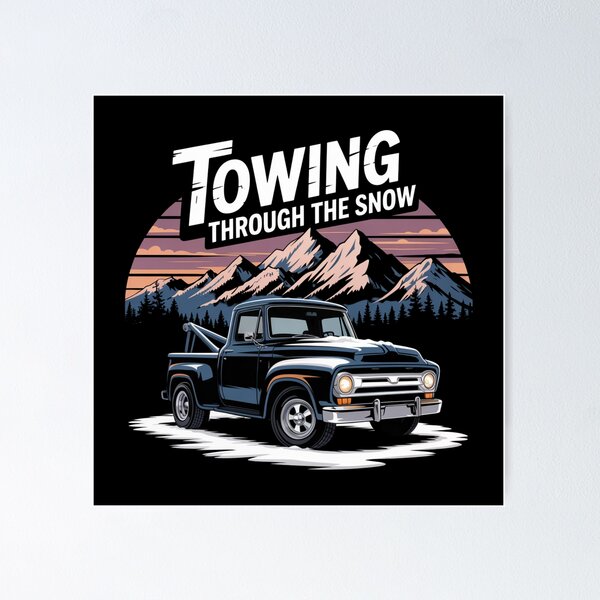 Item preview, Towing Through the Snow designed and sold by theartfulaspie.