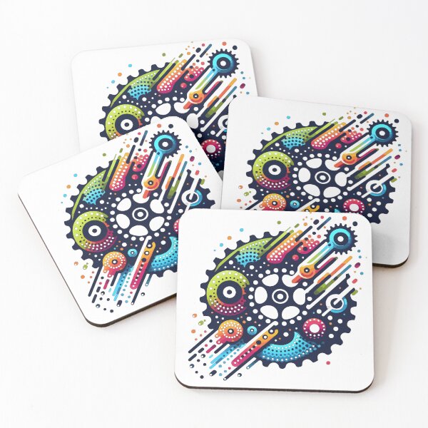 Item preview, Road Bike Gear – Colorful Vector Design designed and sold by MarcVan.