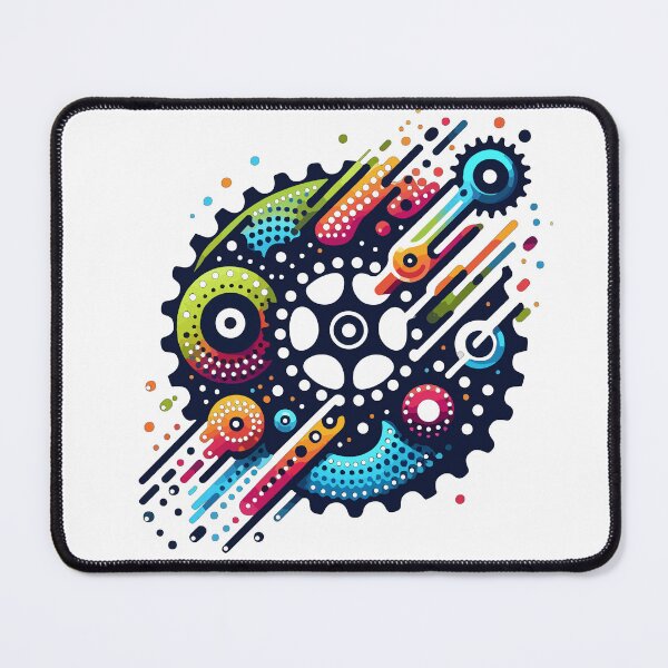 Item preview, Road Bike Gear – Colorful Vector Design designed and sold by MarcVan.